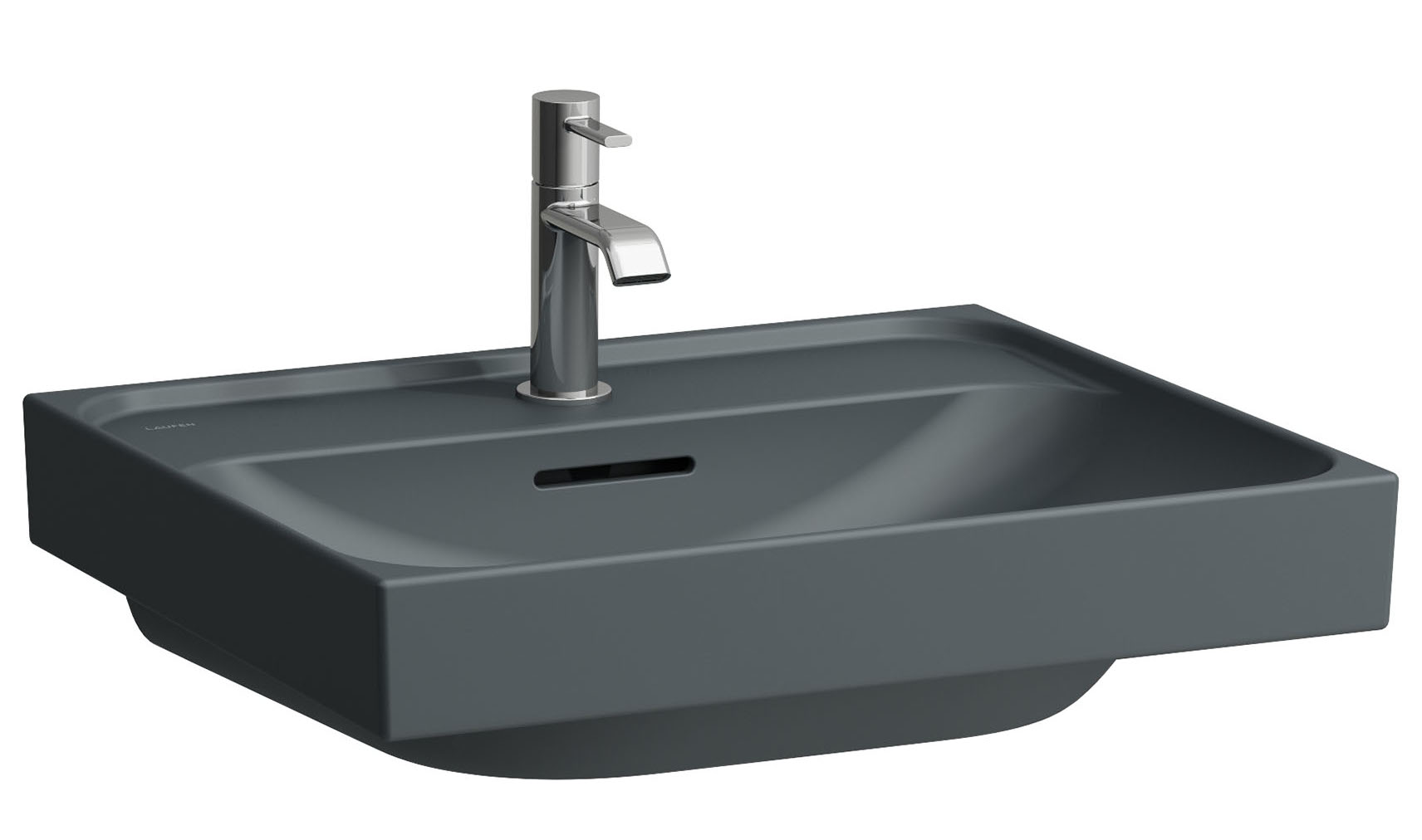 Laufen Meda lavabo 55x46 cm rettangolare a parete opaca H8161127581091