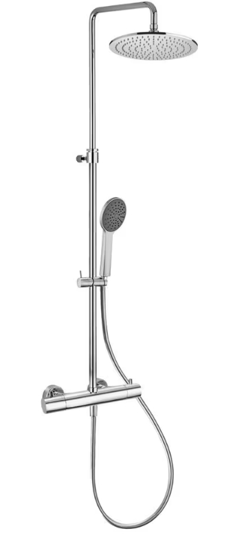 Kronenbach Duschsysteme 2.0 set doccia a parete con termostato con soffione cromo 27114000 KBN