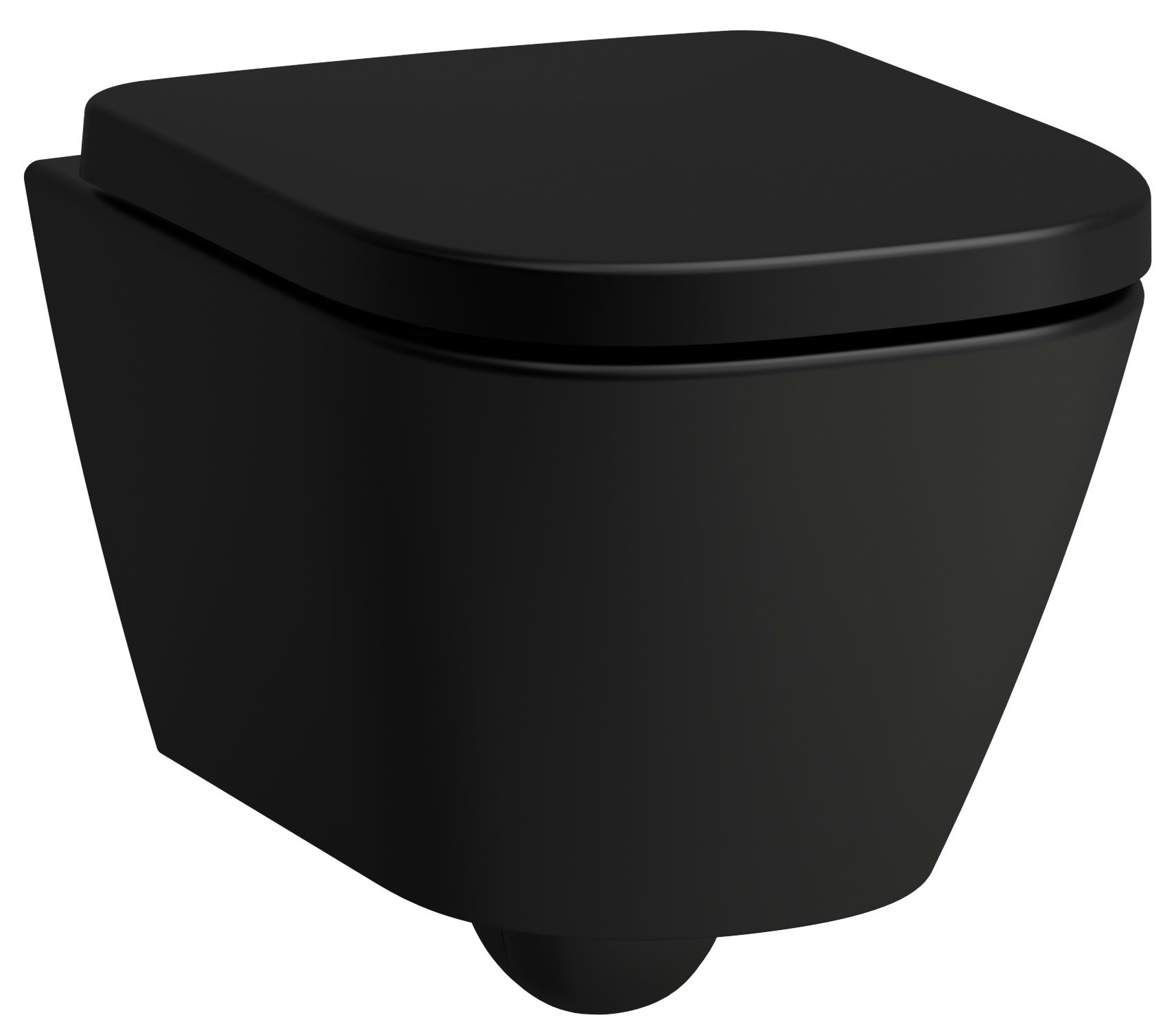 Laufen Meda vaso wc sospeso con scarico a vortice nero opaco H8201137160001