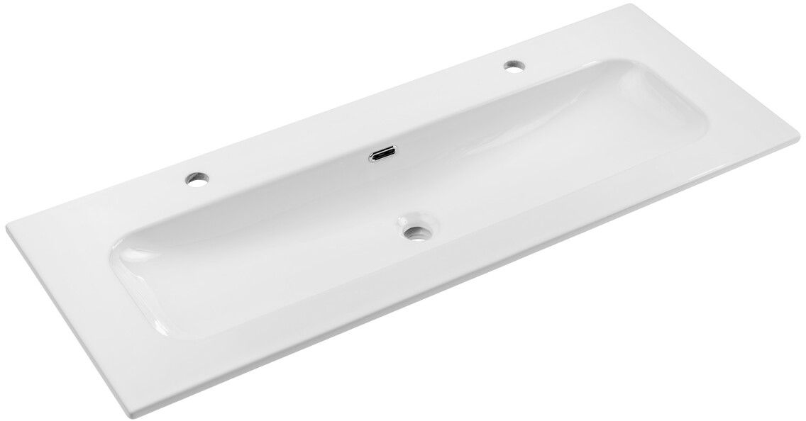 Comad Fly lavabo 121x46 cm rettangolare da mobile bianco FLY 120 2TH DP ( E-8073-120-2TH )