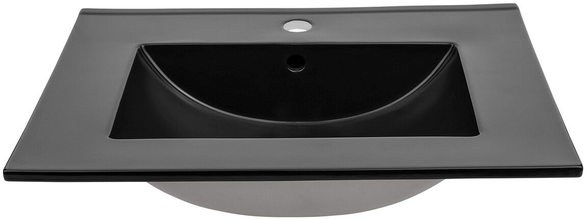 Comad Lava lavabo 81x46 cm rettangolare da mobile nero UM-LAVA BLACK 80 DP