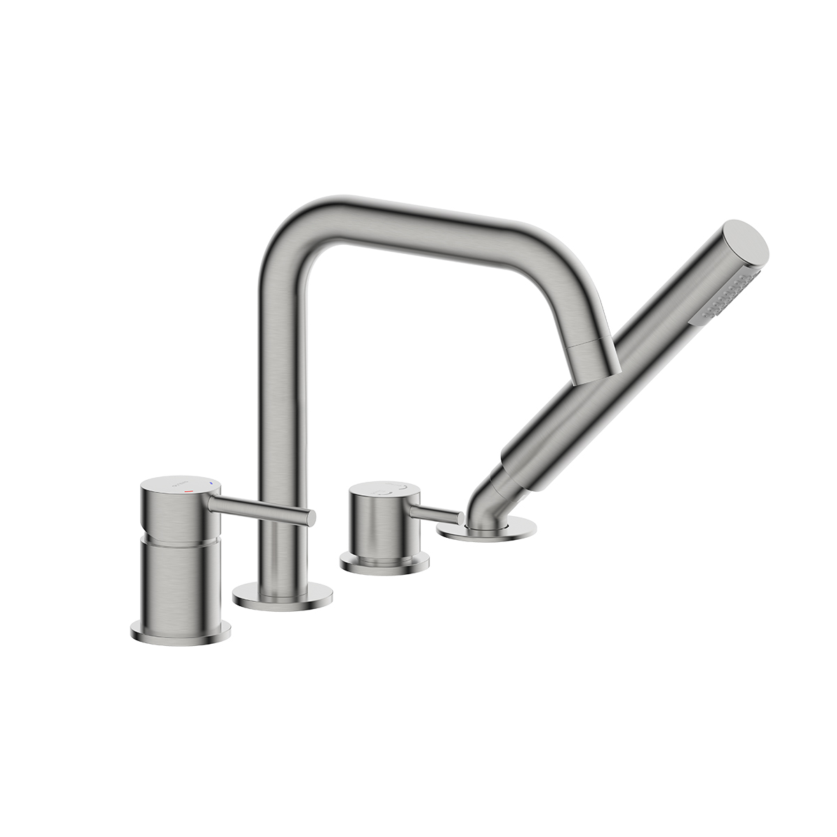 Oltens Molle rubinetto per vasca e doccia bordo vasca nichel 34200910