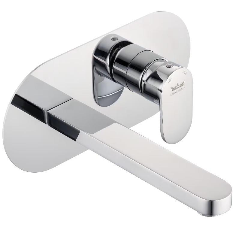 Kronenbach Plana 2.0 rubinetto per lavabo da incasso cromo 44882103KBN