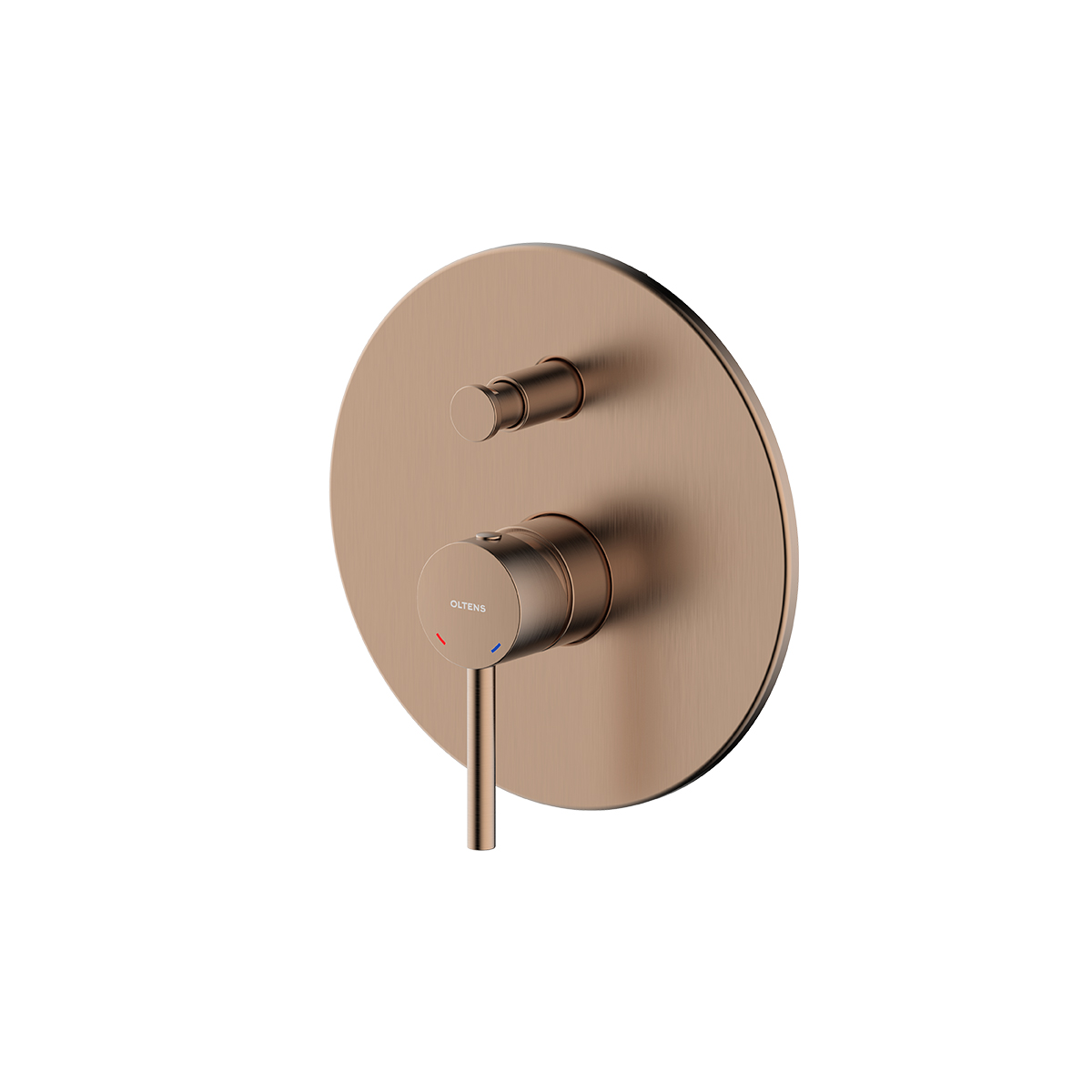 Oltens Molle rubinetto per vasca e doccia da incasso rame spazzolato 34100610