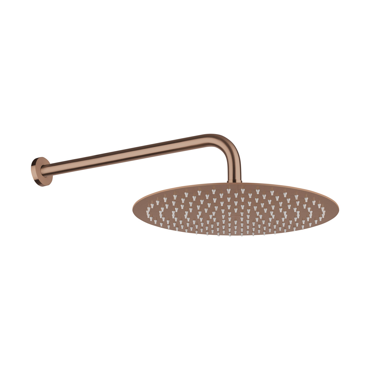 Oltens Vindel soffione doccia 30x30 cm rotonda rame spazzolato 37006610
