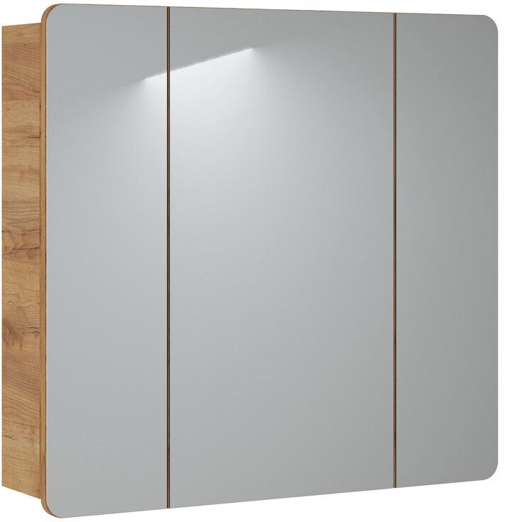 Comad Aruba armadietto 80x16x75 cm con specchio rovere ARUBA 843 -80CM FSC