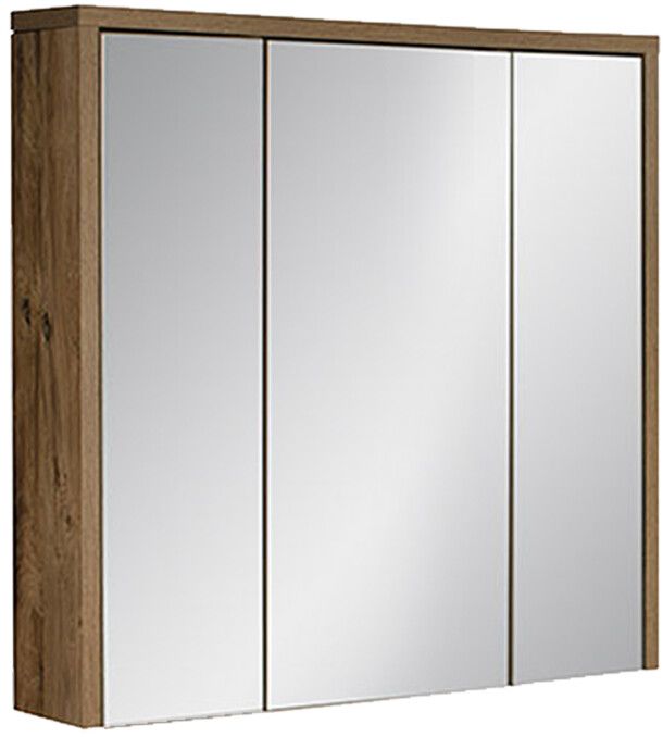 Comad Hampton Concrete armadietto 80x16x75 cm con specchio rovere HAMPTON CONCRETE 84-80