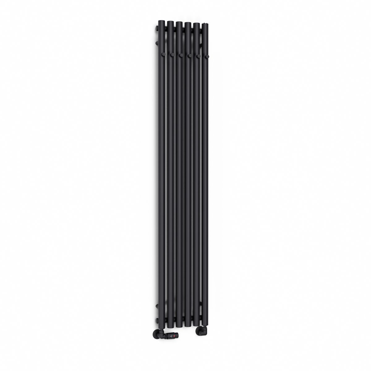 Oltens Stang radiatore da bagno decorativo 180x31.5 cm nero 55018300