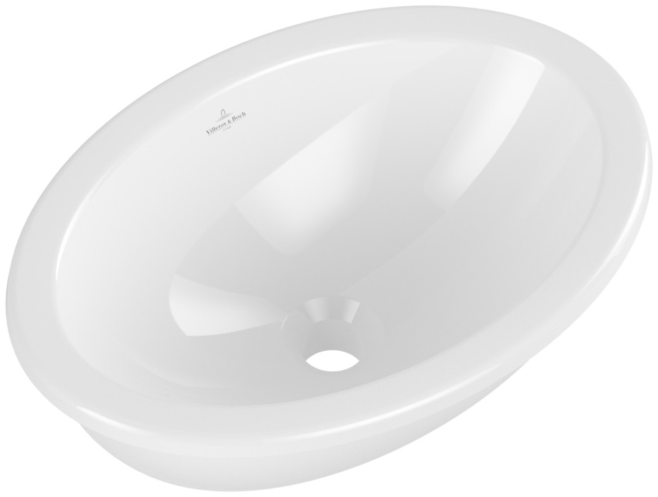 Villeroy & Boch Loop & Friends lavabo 50.5x36 cm ovale da incasso bianco 4A610001