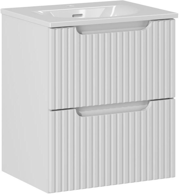 Set armadietto Comad Nova White NOVA WHITE 82-50-2S, lavabo Comad SKY 3 SKY 3 50CM DP (E-8099-3-50)
