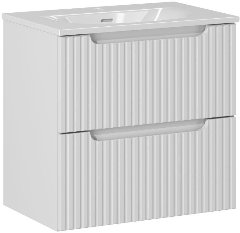 Set armadietto Comad Nova White NOVA WHITE 82-60-2S, lavabo Comad Sky 3 SKY 3 60CM DP (E-8099-3-60)