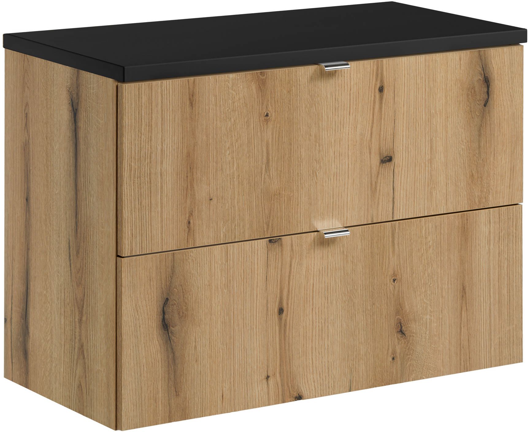 Set armadietto Comad Nova Oak NOVA OAK A 82-80-2S, piano Comad Nova Black NOVA BLACK B 89-80
