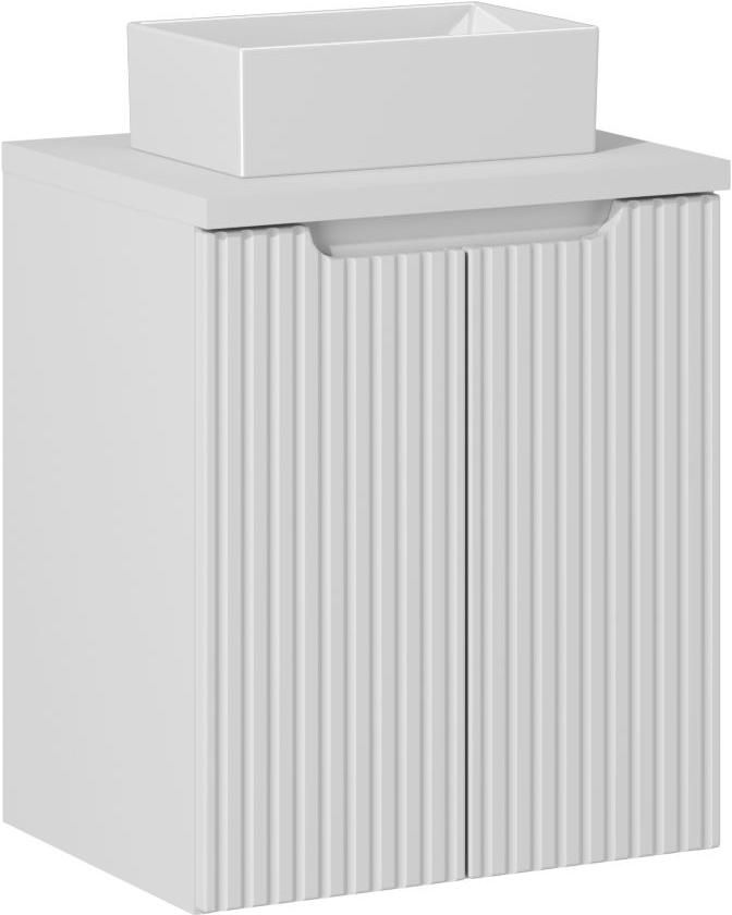 Set armadietto Comad Nova White NOVA WHITE 82-50-2D, lavabo Comad Gaja UN-GAJA35-SW 78570A(35), NOVA WHITE 89-50