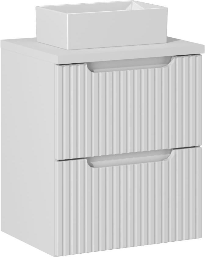 Set armadietto Comad Nova White NOVA WHITE 82-50-2S, lavabo Comad Gaja UN-GAJA35-SW 78570A(35), NOVA WHITE 89-50