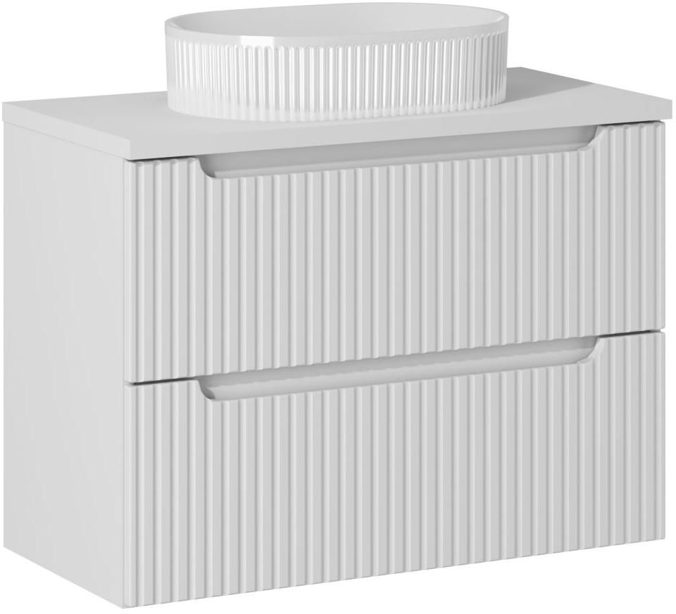 Set armadietto Comad Nova White NOVA WHITE 82-80-2S, lavabo Comad Beyond BEYOND 5 WHITE ( E-6564 ), NOVA WHITE 89-80