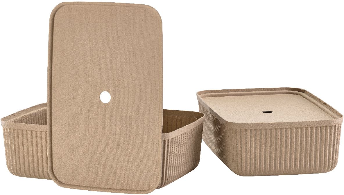 Zone Denmark Pulp contenitore da bagno marrone 31776