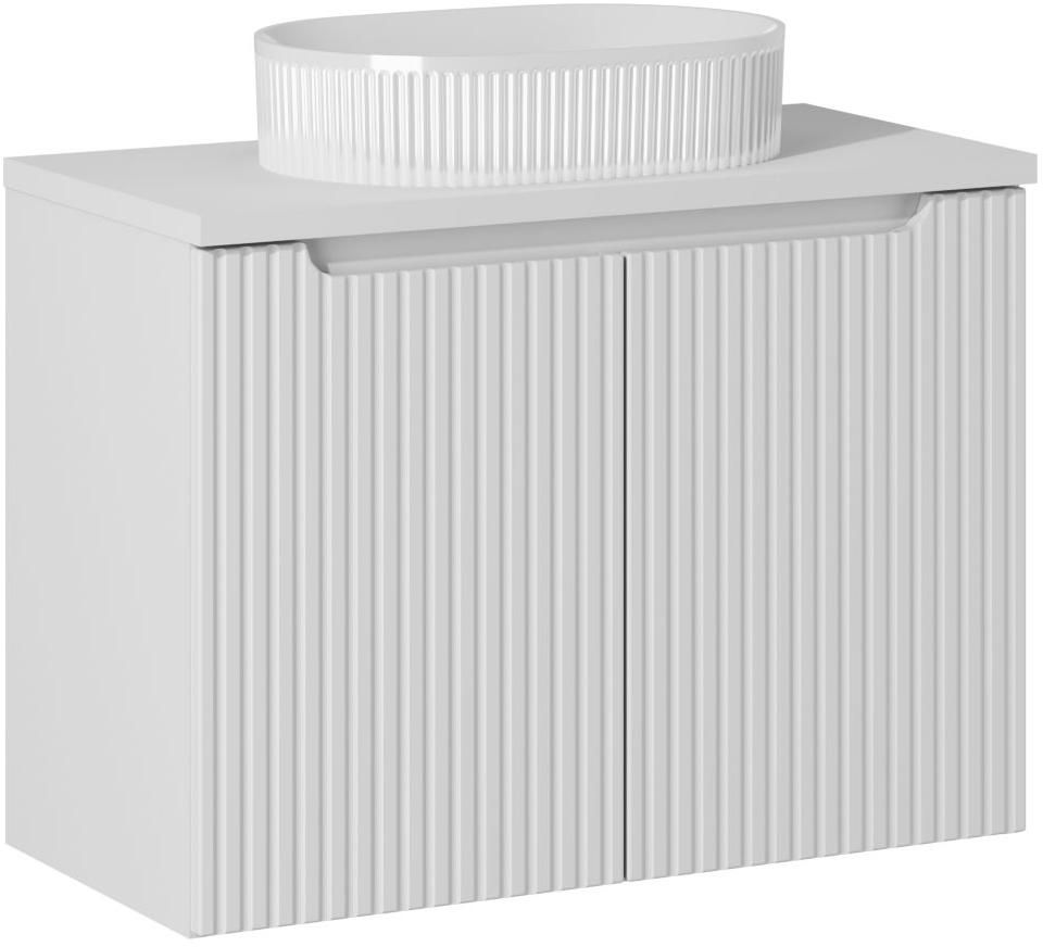 Set armadietto Comad Nova White NOVA WHITE 82-80-2D, lavabo Comad Beyond 5 BEYOND 5 WHITE ( E-6564 ), NOVA WHITE 89-80