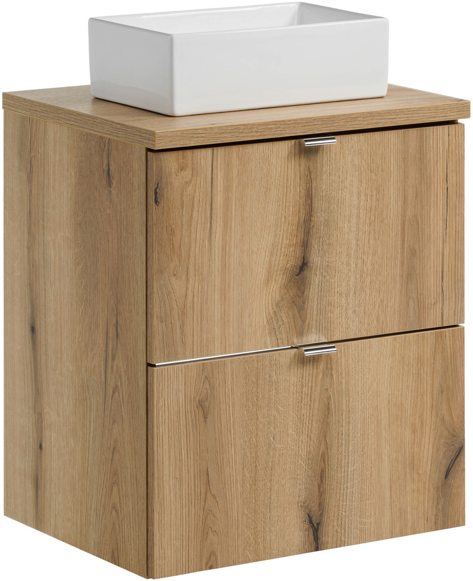 Set armadietto Comad Nova Oak NOVA OAK A 82-50-2S, lavabo Comad Gaja UN-GAJA35-SW 78570A(35), NOVA OAK A 89-50