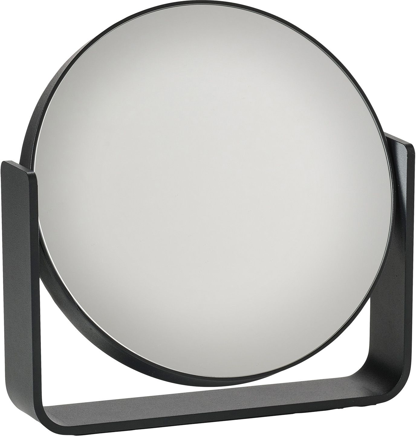Zone Denmark Ume specchietto per trucco 19x19.5 cm rotonda nero 28222