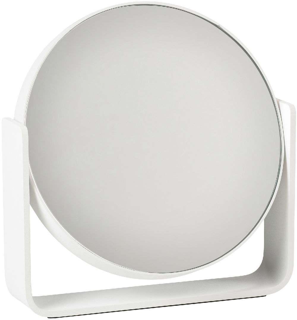 Zone Denmark Ume specchietto per trucco 19x19.5 cm rotonda bianco 28223