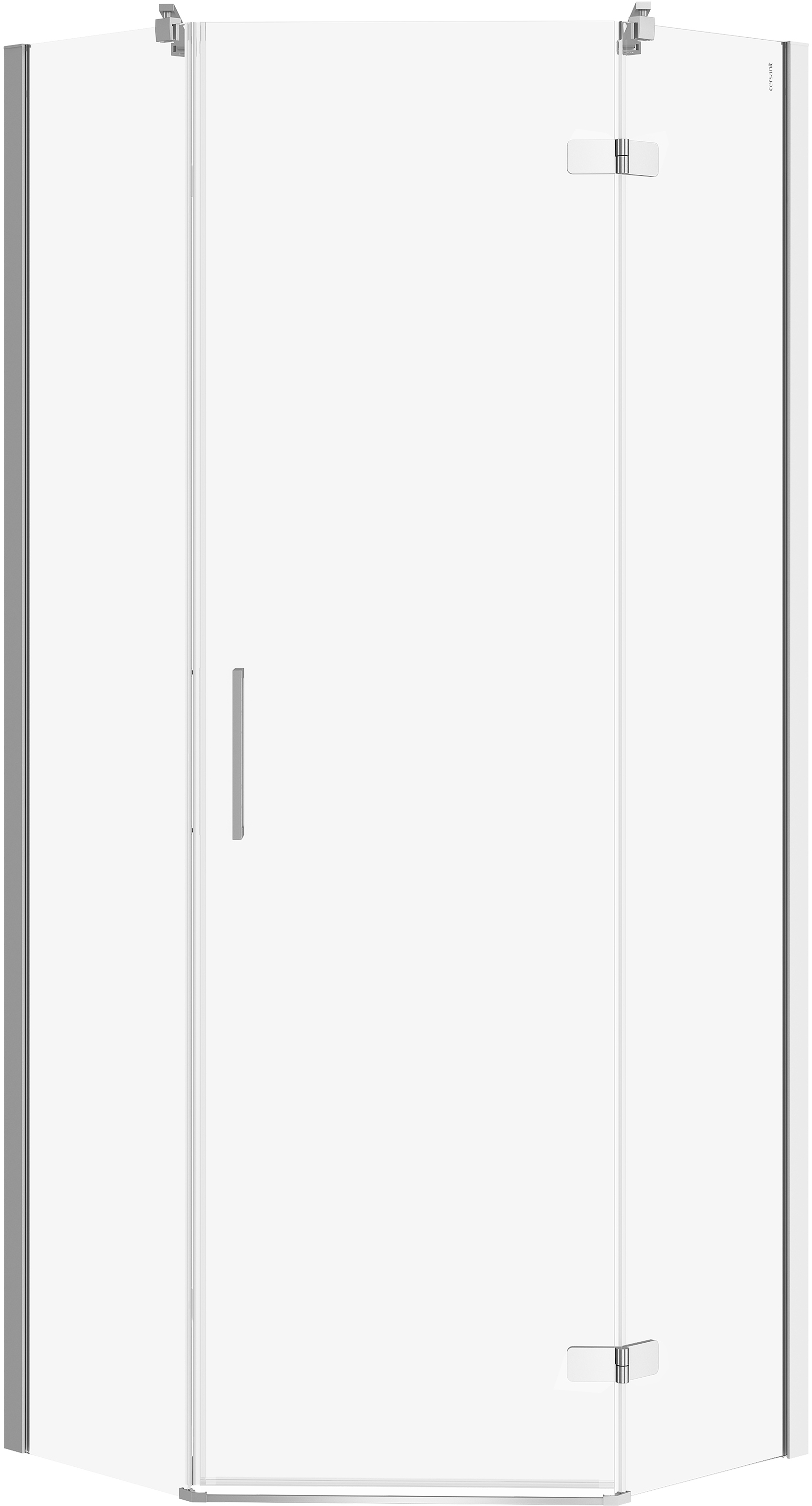 Cersanit City box doccia 80x80 cm cromo lucida/vetro trasparente S584-075