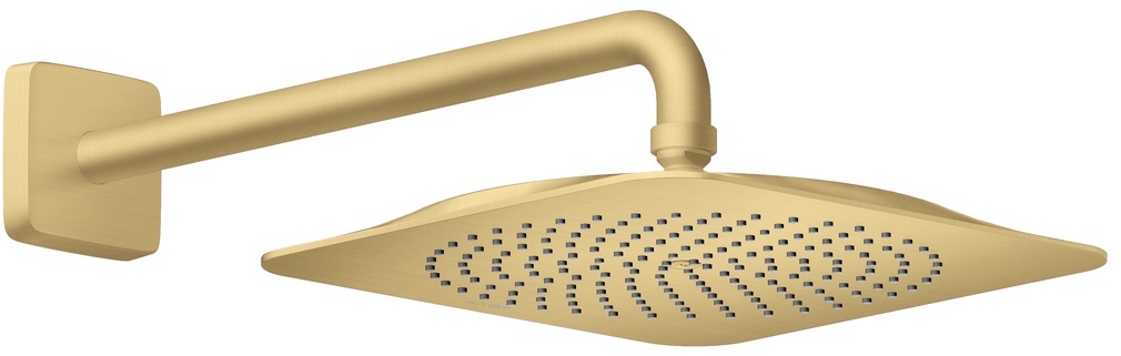 Axor Citterio C soffione doccia con braccio 27x27 cm quadrata oro 28790250