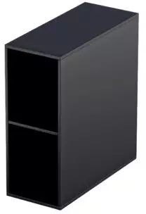 Oristo Uni mensola 20 cm nero OR00-PO-20-8