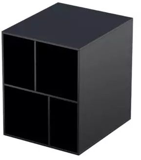 Oristo Uni mensola 40 cm nero OR00-PO-40-8