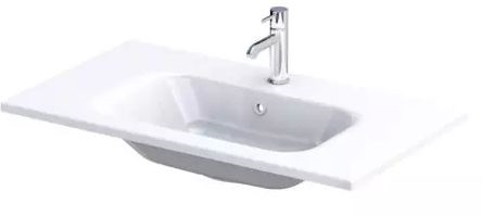 Oristo Are lavabo 81x46 cm rettangolare da mobile bianco UME-AR-80-92