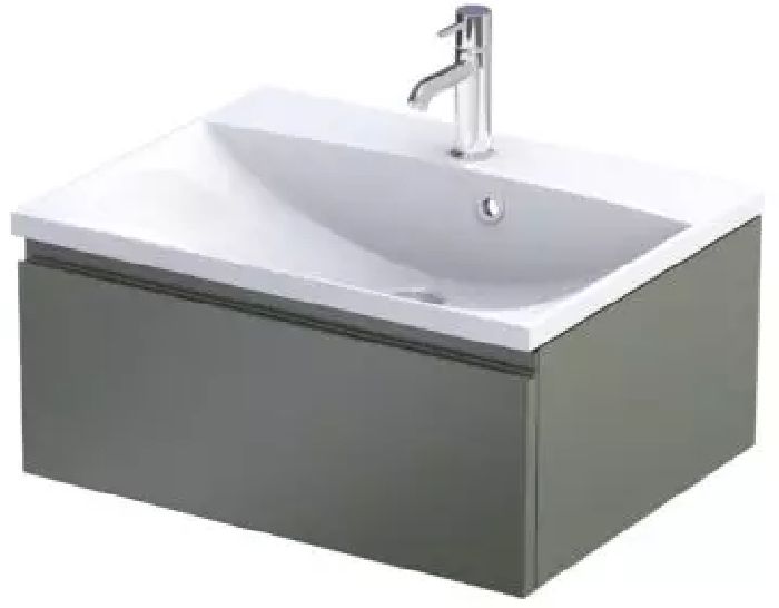 Oristo Brylant armadietto 59.6x45.5x25 cm sottolavabo sospeso verde OR36-SD1S-60-17