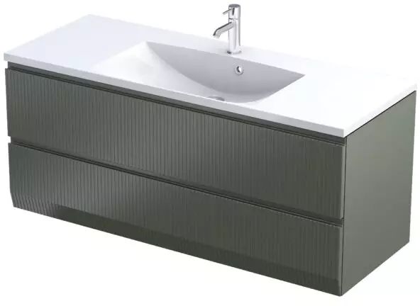 Oristo Brylant armadietto 119.6x45.5x50 cm sottolavabo sospeso OR36-SD2S-120-17R