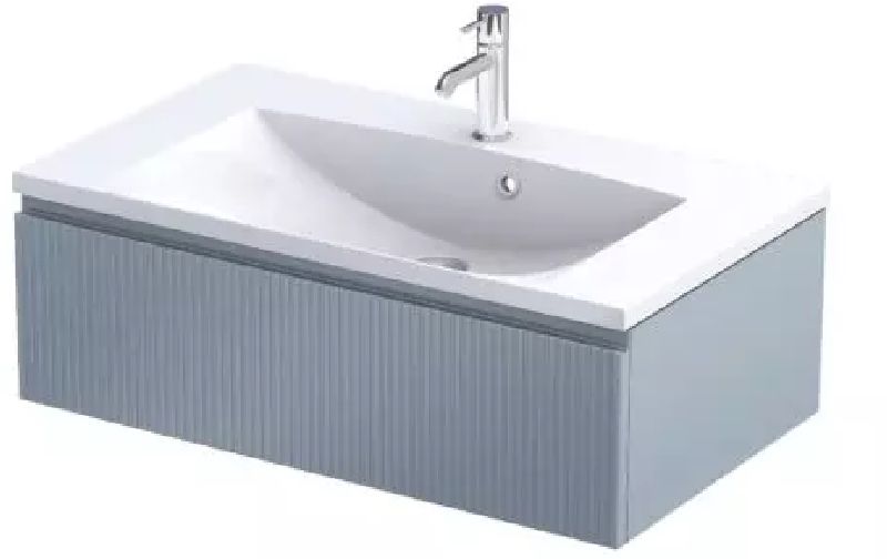 Oristo Brylant armadietto 79.6x45.5x25 cm sottolavabo sospeso blu OR36-SD1S-80-16R