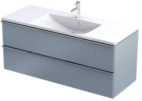 Oristo Etna armadietto 119.6x45.5x50 cm sottolavabo sospeso grigio OR52-SD2S-120-16R