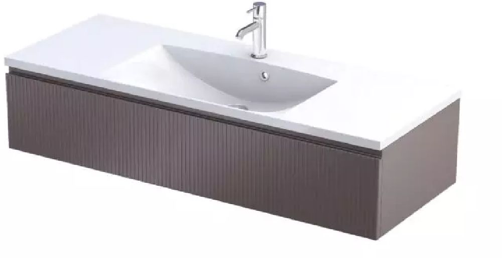 Oristo Brylant armadietto 119.6x45.5x25 cm sottolavabo sospeso beige OR36-SD1S-120-21R