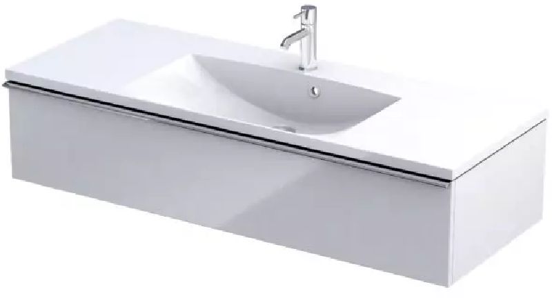 Oristo Etna armadietto 119.6x45.5x25 cm sottolavabo sospeso bianco OR52-SD1S-120-1