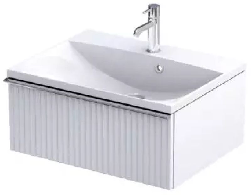 Oristo Etna armadietto 59.6x45.5x25 cm sottolavabo sospeso bianco OR52-SD1S-60-2R