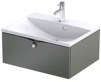 Oristo Siena armadietto 59.6x45.5x25 cm sottolavabo sospeso OR45-SD1S-60-17