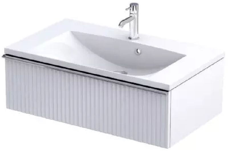 Oristo Etna armadietto 79.6x45.5x25 cm sottolavabo sospeso bianco OR52-SD1S-80-2R