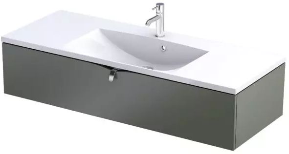 Oristo Siena armadietto 119.6x45.5x25 cm sottolavabo sospeso OR45-SD1S-120-17