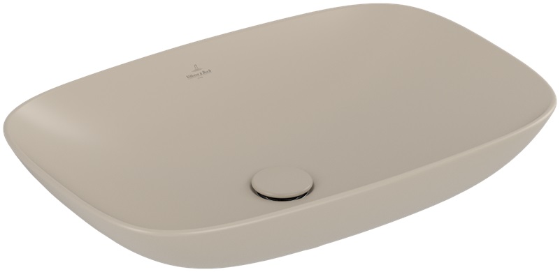 Villeroy & Boch Loop & Friends lavabo 63x43 cm rettangolare da appoggio marrone/beige 4A5000AM