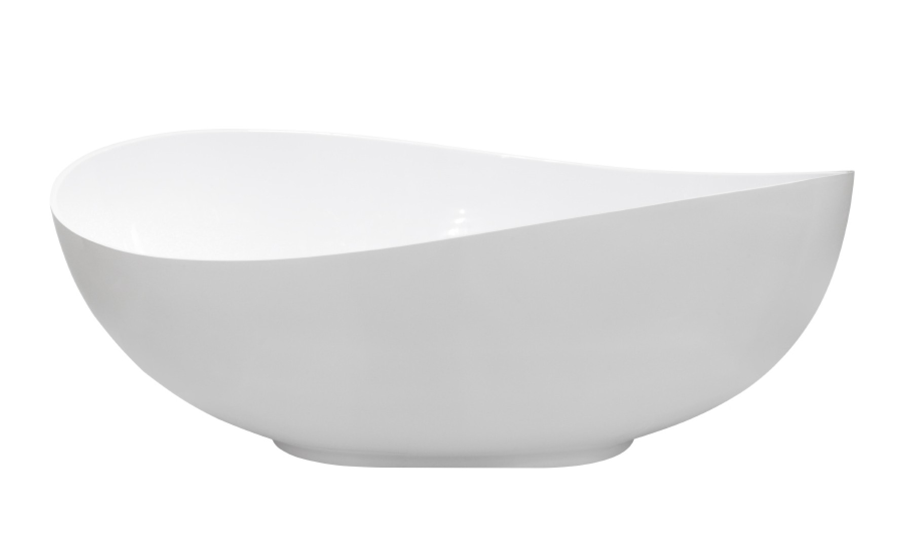 Besco Siya vasca da bagno freestanding 172x100 cm ovale bianco #WMMB-172SKW