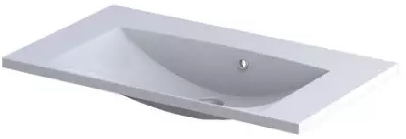 Oristo Uni lavabo 80x46.5 cm rettangolare da mobile bianco UME-AM-80-92-BO