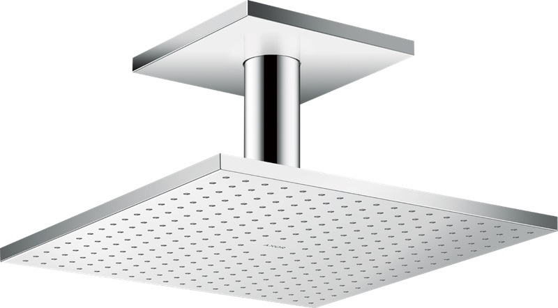 Axor ShowerSolutions soffione doccia con braccio 30x30 cm quadrata cromo 35320000