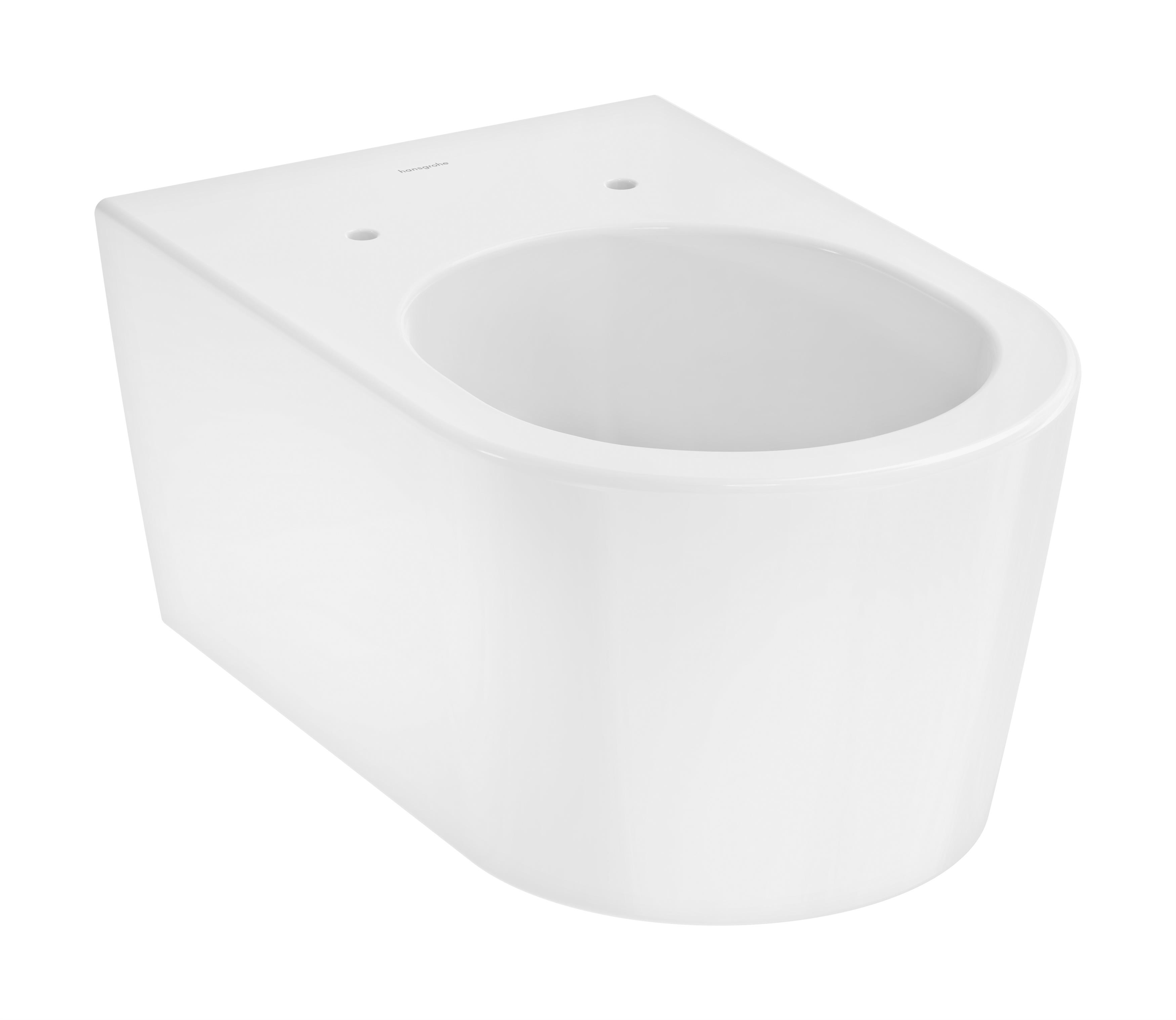 Set vaso WC Hansgrohe EluPura S 62024450, copriwater Hansgrohe EluPura Original S 60148450