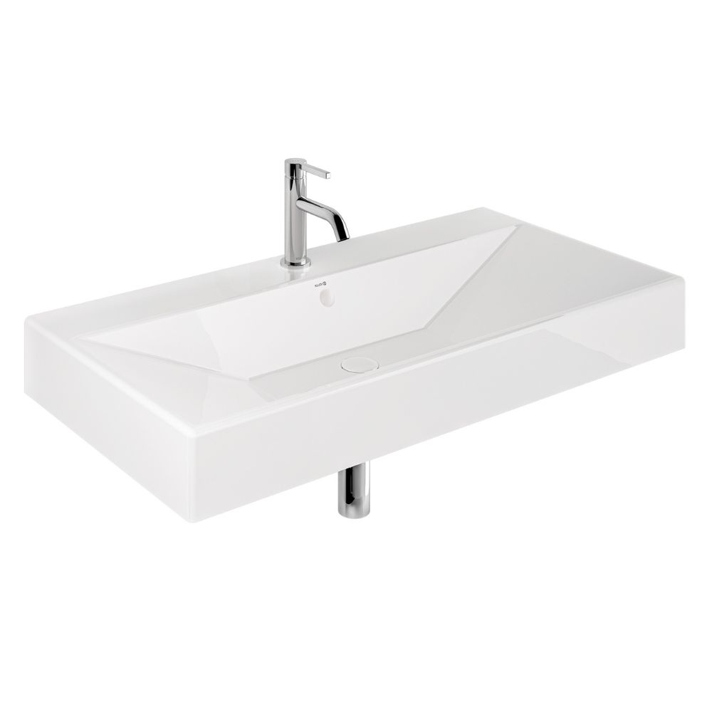 Kludi Resa lavabo con tappo 101x50 cm rettangolare da mobile-da appoggio bianco 59WW10143