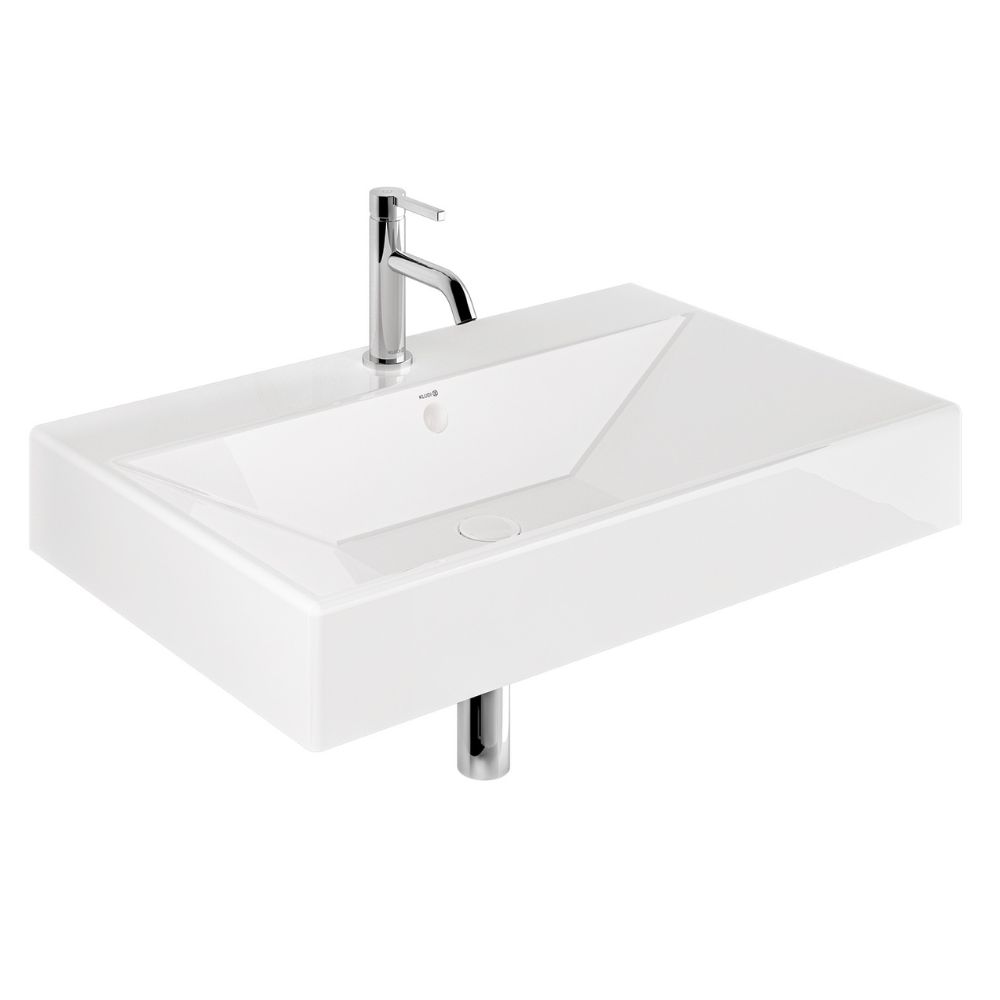 Kludi Resa lavabo con tappo 81x50 cm rettangolare da mobile-da appoggio bianco 59WW8143