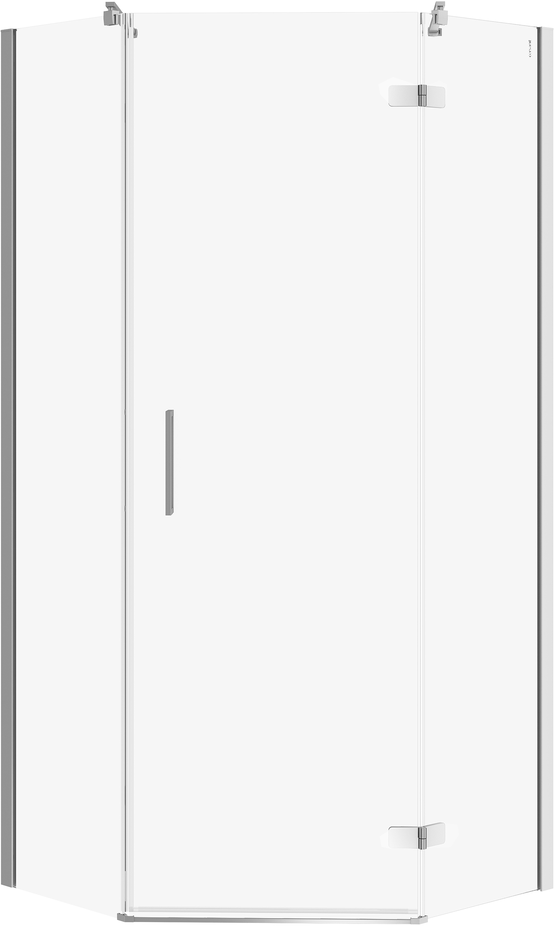 Cersanit City box doccia 90x90 cm cromo lucida/vetro trasparente S584-080
