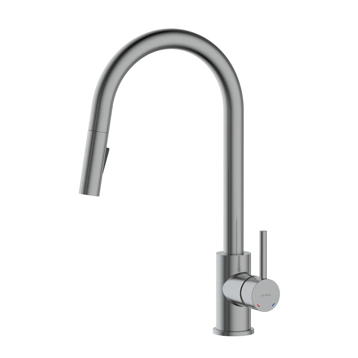 Oltens Litla rubinetto da cucina verticale grafite 35204400