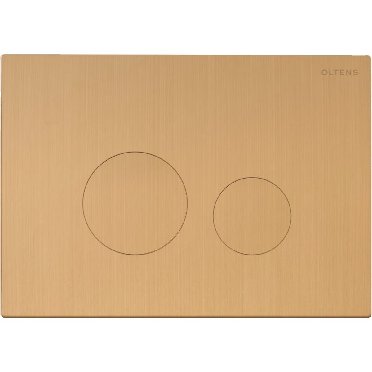 Oltens Lule placca di comando per WC oro spazzolato 57102810