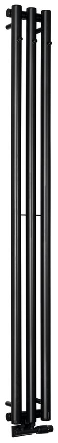 Sapho Pilon radiatore da bagno decorativo 180x19.6 cm nero IZ128T